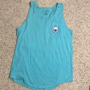 Southern shirt company teal tank top